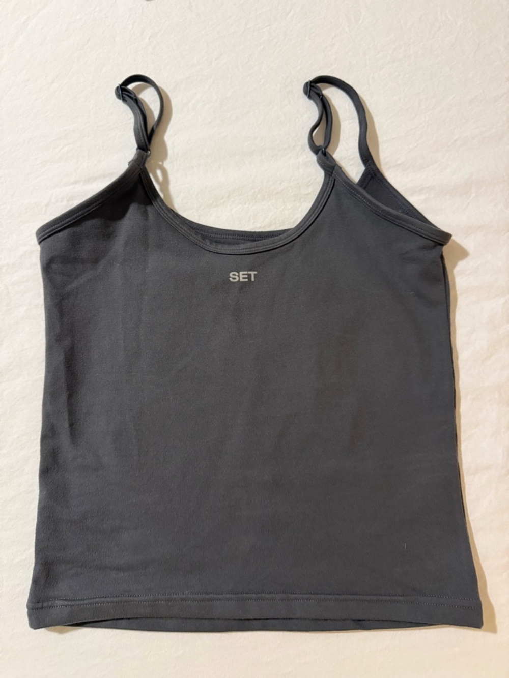 SET Active tank top in graphite